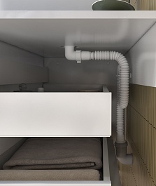 Vigo Тумба под раковину Urban 600-0-2 белая – фотография-7